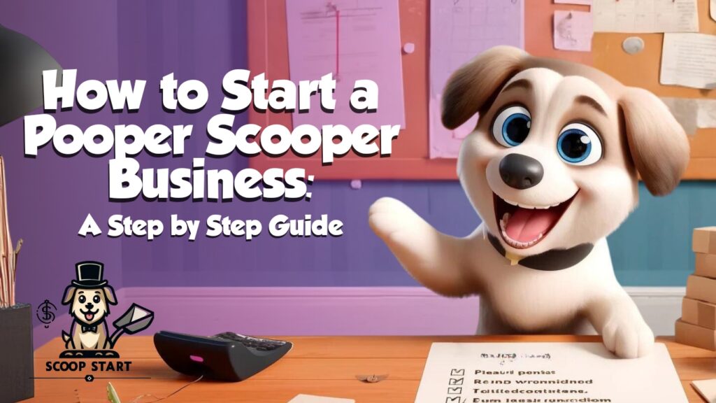 Scoop Start Dog showing readers how to start a pooper scooper business.