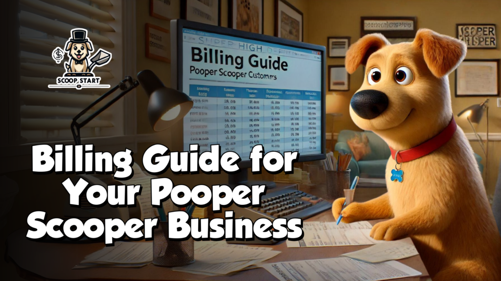 Billing your pooper scooper customers.