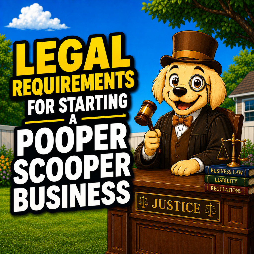 Winston from PSM explaining the legal and licensing requirements for starting a pooper scooper business.